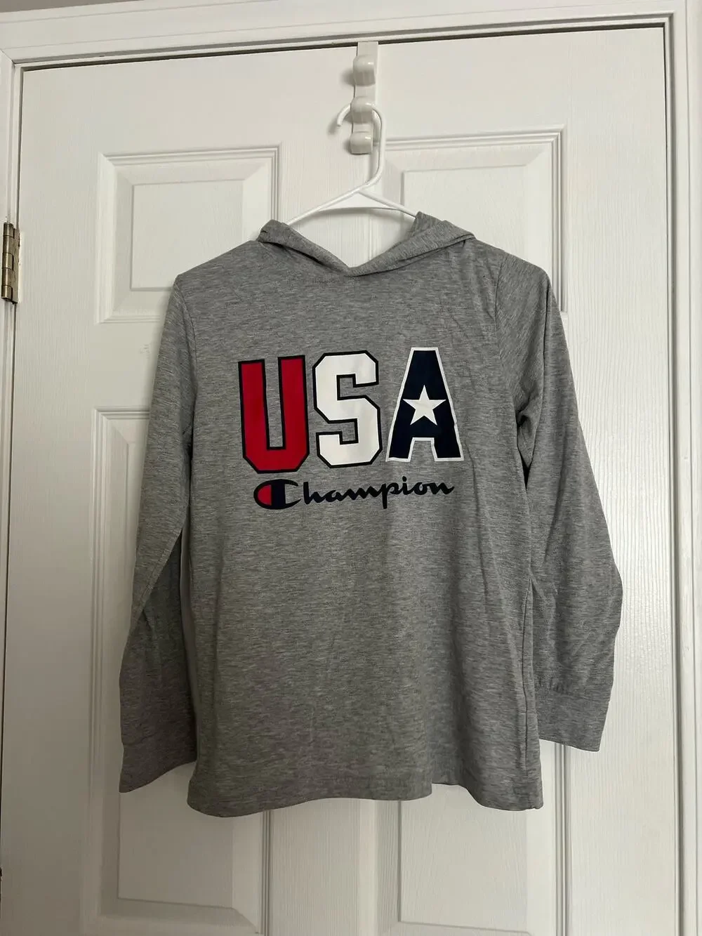 Champion Lightweight Kids USA Patriotic Hoodie Sz: 14/16